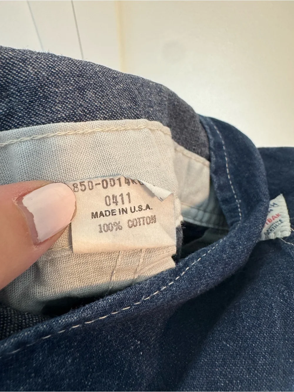 Vintage Osh Kosh B’Gosh 90s Paper Tag Baby Classic Dark Denim Overalls 18 months